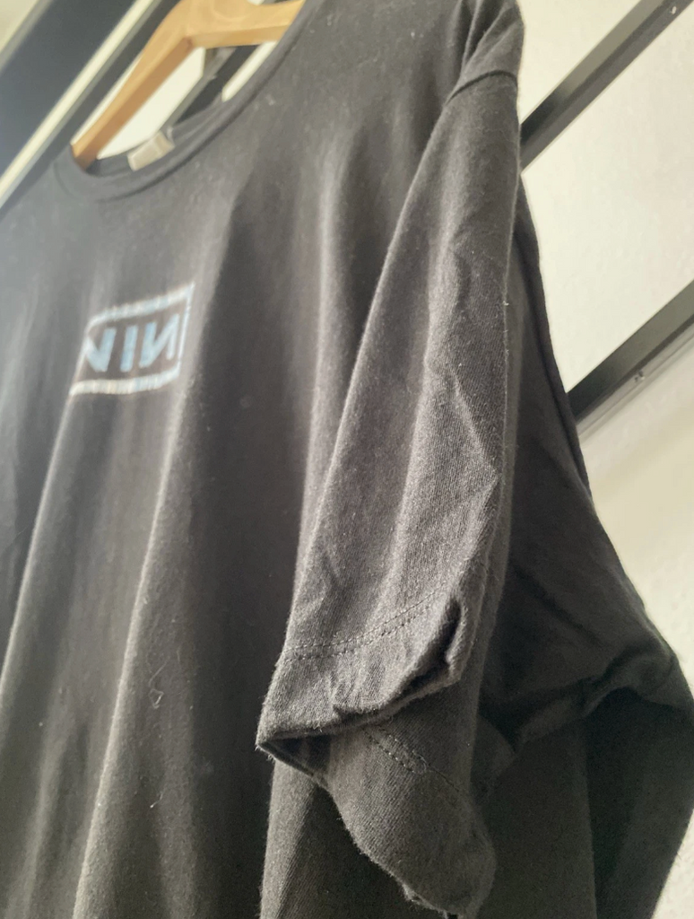 Y2K NINE INCH NAILS LIVE WITH TEETH 2005 2 SIDED TOUR Dates t-shirt XXL
