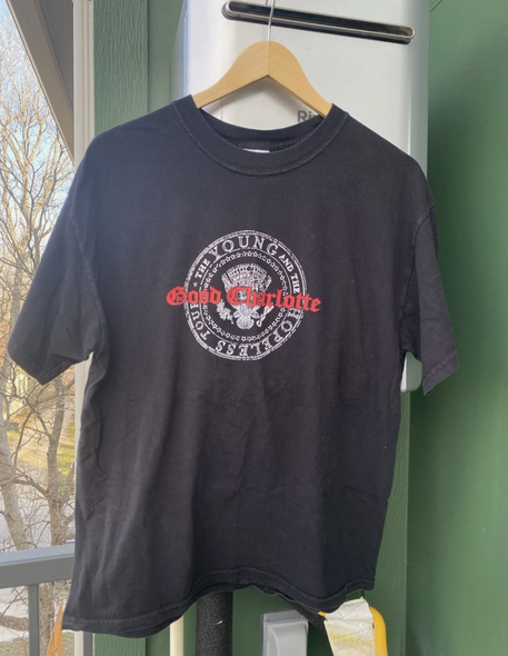 Vintage Good Charlotte Band 2003 The Young And The Hopeless Tour Shirt Size L