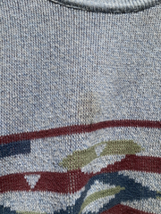 Vintage Pendleton High Grade Western Wear Wool Sweater Medium Made in USA
