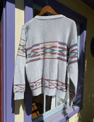 Vintage Pendleton High Grade Western Wear Wool Sweater Medium Made in USA