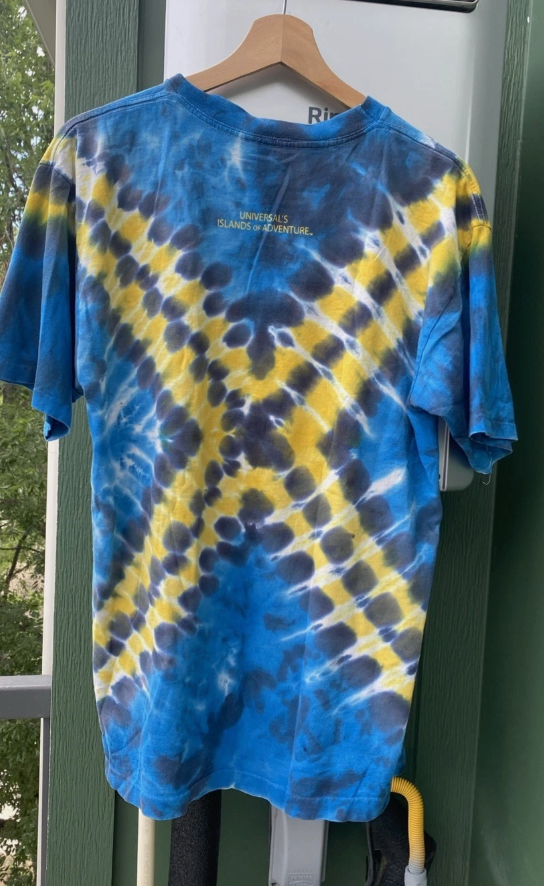 Vintage Marvel's Wolverine T-Shirt Mens Large Universal  Tie Dye 2000 AOP SZ Med