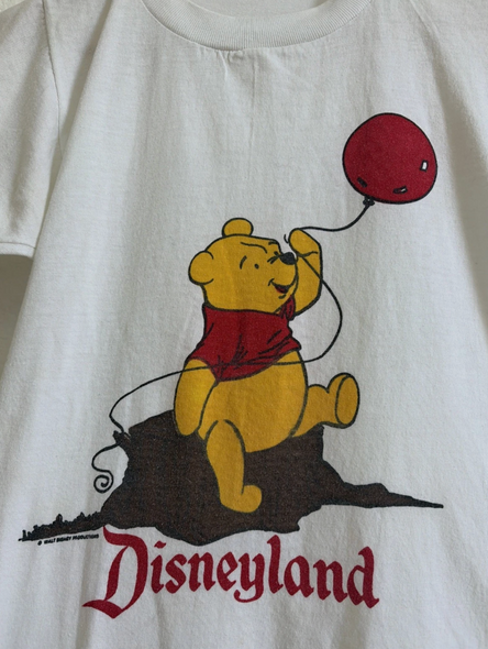Vintage 70s Walt Disney Productions Disneyland Winnie The Pooh Shirt S/M RARE