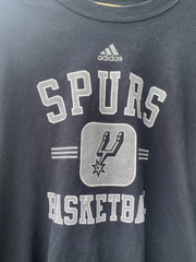 San Antonio Spurs Longsleeve T-Shirt Sz L Mens Black Vintage Streetwear