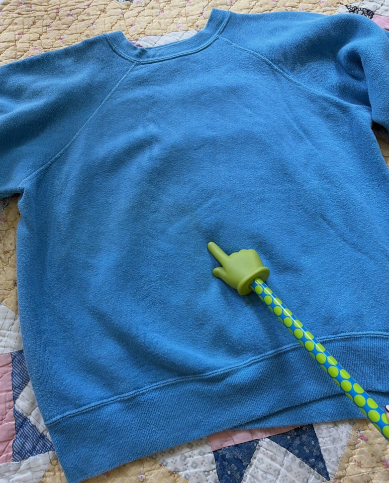 Vtg 60s Flock Funny Tootsy Wootsy Sweatshirt  Collegiate Sportswear 50s 60s