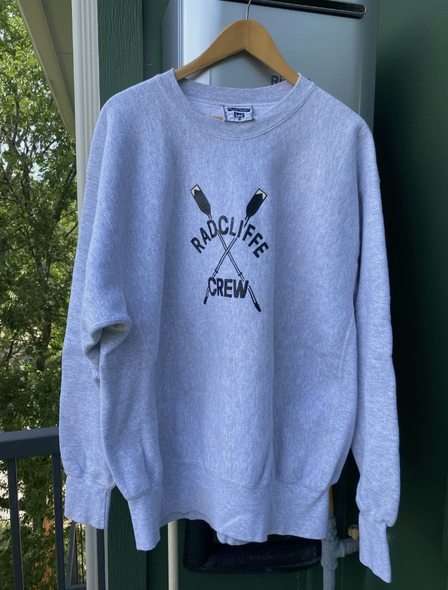 Vintage 90s Lee Cross Grain Athletic Collegiate Radcliffe Crew US XXL Sweatshirt