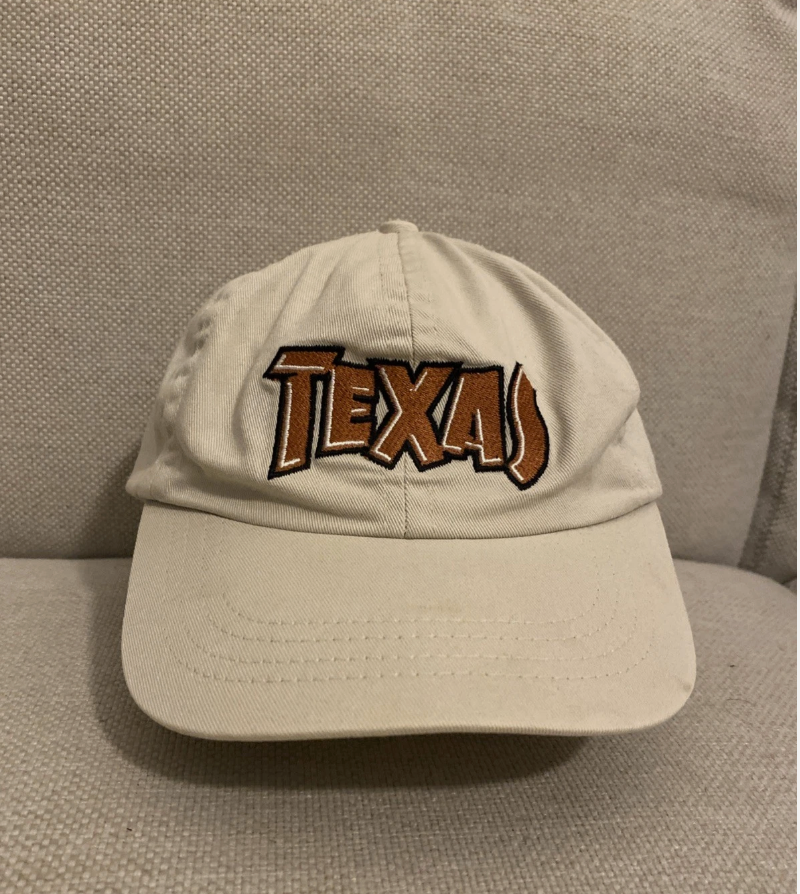 Vintage University Of Texas Longhorns Twins Enterprise Snapback Spell Out Hat