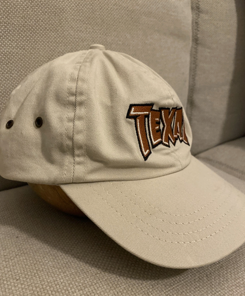 Vintage University Of Texas Longhorns Twins Enterprise Snapback Spell Out Hat