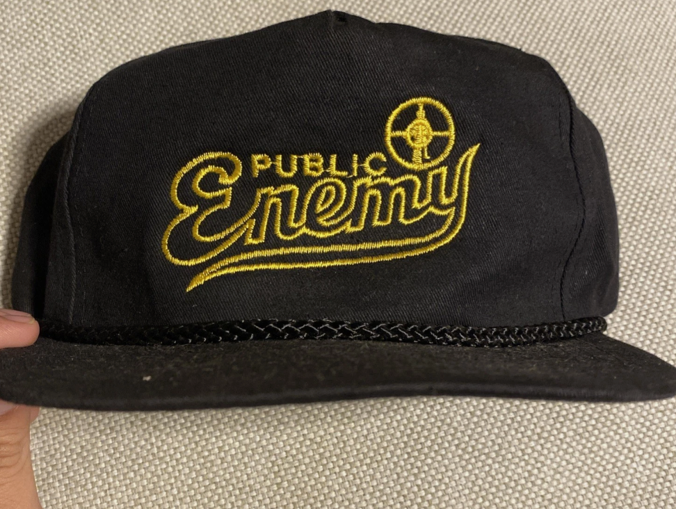 VTG Public Enemy Hat 80s-90s Snapback! Vintage Hip-Hop