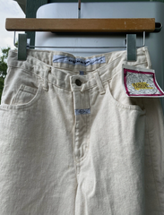 VINTAGE NWT Marithe Francois Girbaud Skinny Cowboy Jeans Womens 9/10 Tapered Tan
