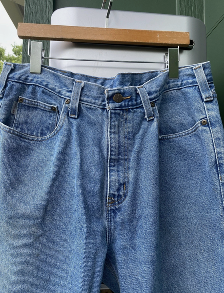 Carhartt Relaxed Fit Men 36x33 Denim Jeans B460-LVB Vintage Y2K