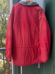 Vintage Patagonia Jacket Mens XL Red Full Zip 1990s Insulated Nylon Pockets