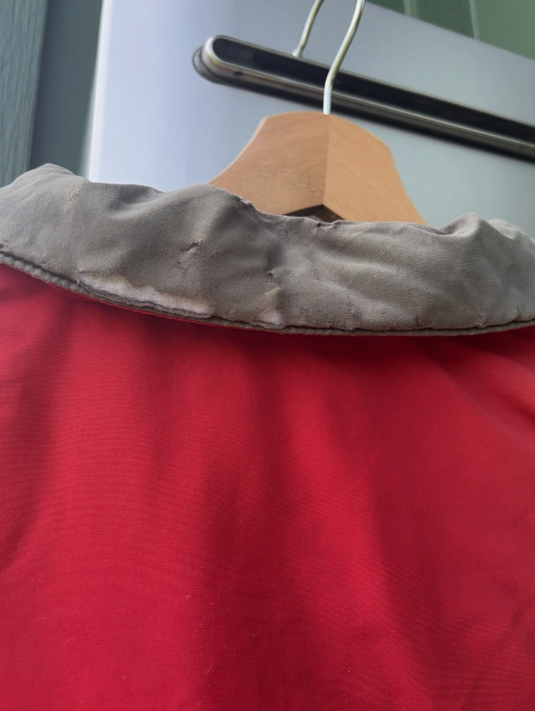 Vintage Patagonia Jacket Mens XL Red Full Zip 1990s Insulated Nylon Pockets