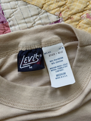 Vintage 1980s Levi's "Go LEVI'S" Racecar T- Shirt  Sz M