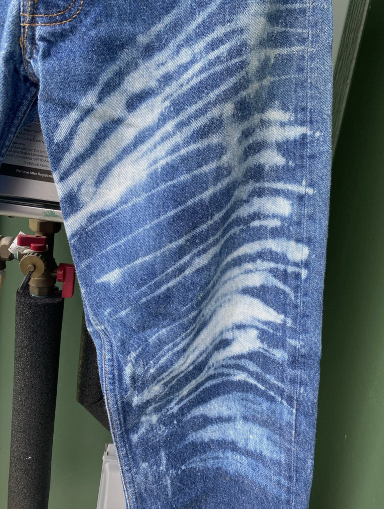 Vintage Levis 501 Jeans Men Bleach Wash! Made In USA Button Fly Fits 32x32