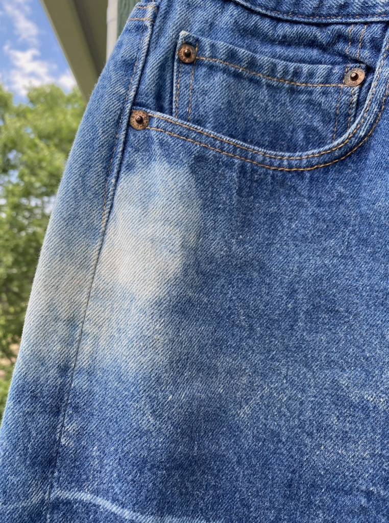 Vintage Levis 501 Jeans Men Bleach Wash! Made In USA Button Fly Fits 32x32