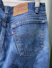 Vintage Levis 501 Jeans Men Bleach Wash! Made In USA Button Fly Fits 32x32