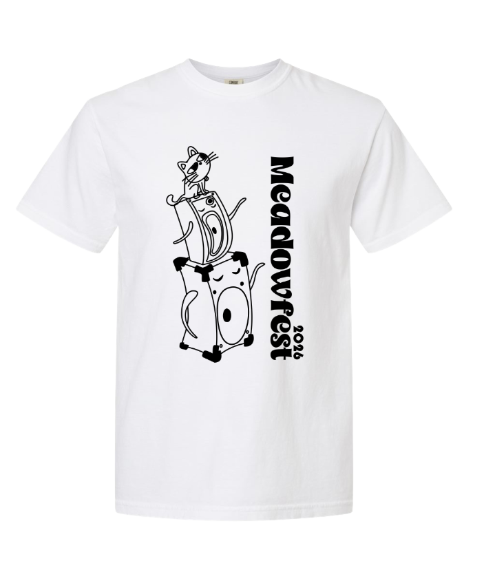 Official MeadowFest 2026 White Cat