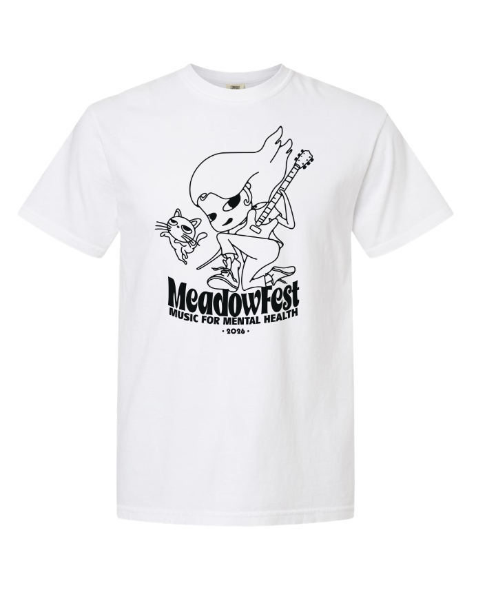 Official MeadowFest 2026 Tee White