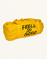 Bull Denim Weekender Bag - Gold