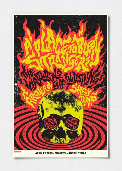 A Place to Bury Strangers Poster by We Three Club - LEVITATION