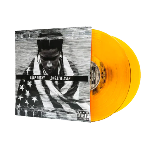 A$AP ROCKY Long.live.a$ap [Explicit Content] (Deluxe Edition, Colored Vinyl, Orange, Yellow) (2 Lp's) - (M) (ONLINE ONLY!!)