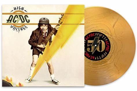 AC/DC High Voltage (50th Anniversary Edition, Gold Color Vinyl)
