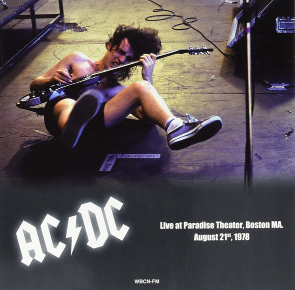 Ac/Dc Paradise Theater Boston Ma August 21st 1978 (Blue Vinyl) - (M) (ONLINE ONLY!!)