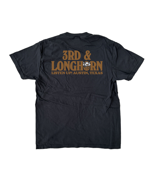 3rd and Longhorn Listen Up Logo Tee - Pre-sale SHIPS WEEK OF: Oct. 7th