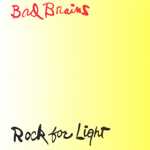 Bad Brains Rock For Light (Limited Edition, Red & Yellow Splatter Colored Vinyl) - (M) (ONLINE ONLY!!)