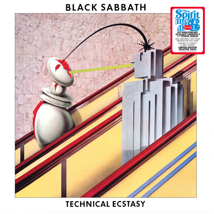 Black Sabbath Technical Ecstasy (Spirit Of '76, Brick & Mortar Exclusive) (Clear With Green/Black Splatter Colored Vinyl)