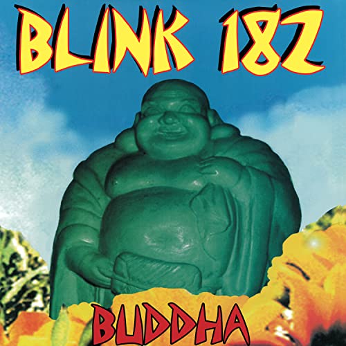 BLINK-182 BUDDHA - BLUE/RED SPLATTER - (M) (ONLINE ONLY!!)