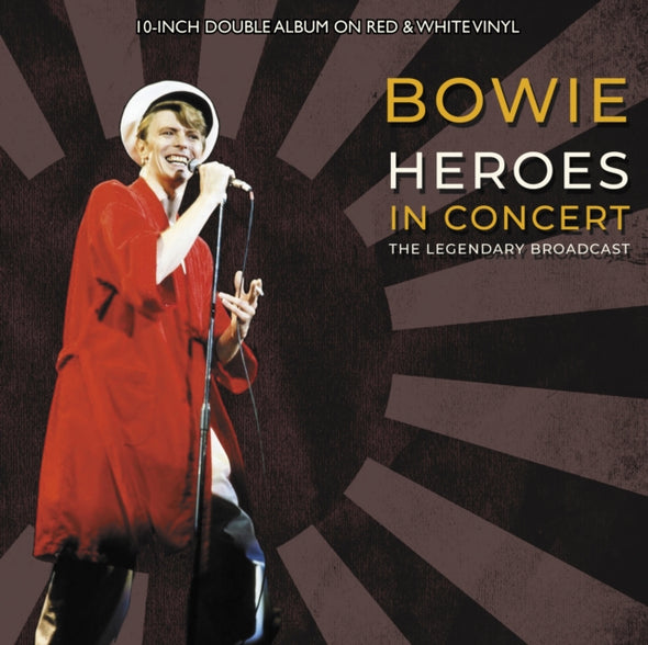 David Bowie Heroes In Concert (10" Red & White Vinyl) (2 Lp's) - (M) (ONLINE ONLY!!)