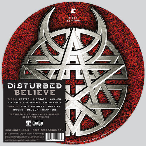 Disturbed Believe [Explicit Content] (Picture Disc Vinyl) - (M) (ONLINE ONLY!!)