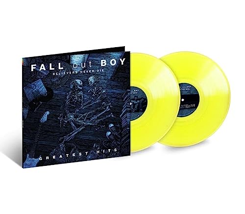 FALL OUT BOY Believers Never Die - Greatest Hits [Neon Yellow 2LP] - (M) (ONLINE ONLY!!)