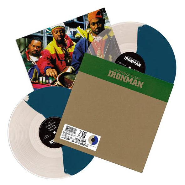 Ghostface Killah Ironman (Blue & Cream Colored Vinyl) (2Lp's) - (M) (ONLINE ONLY!!)