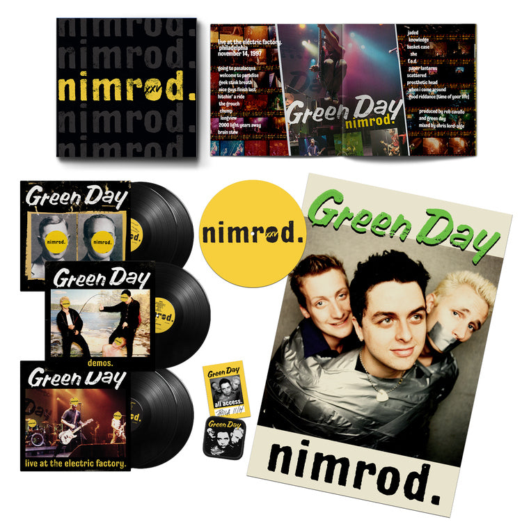 Green Day Nimrod (25th Anniversary Edition) (Indie Exclusive Silver Vinyl) 5 LP - (M) (ONLINE ONLY!!)