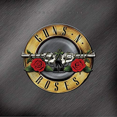 Guns N' Roses Greatest Hits (Limited Edition, Silver/Red-White Splatter 2 LP) - (M) (ONLINE ONLY!!)