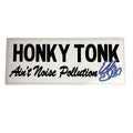 Ellis Bullard Honky Tonk Ain't Noise Pollution Bumper Sticker (White)