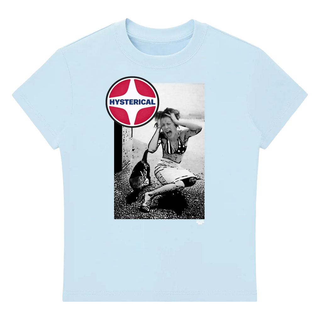 Hysterical Tee Baby Blue