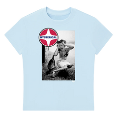 Hysterical Tee Baby Blue
