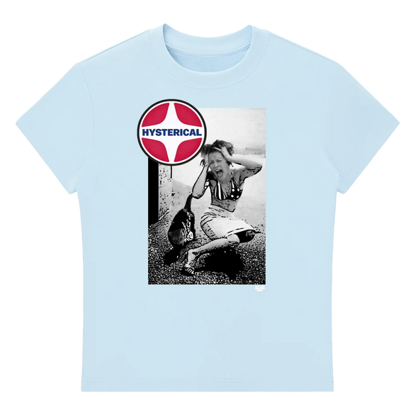 Hysterical Tee Baby Blue