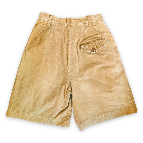 Vintage 90s Pleated Corduroy Shorts