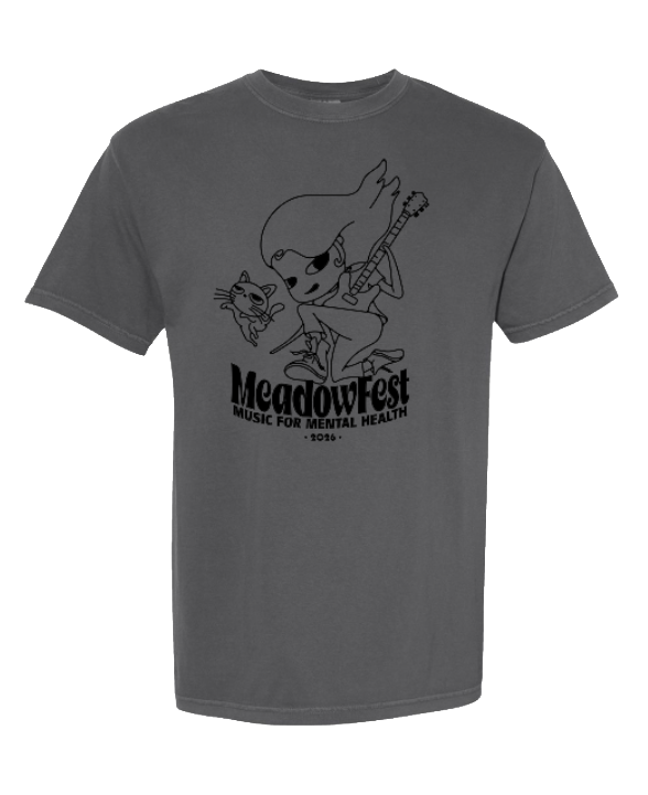 Official MeadowFest 2026 Tee Grey