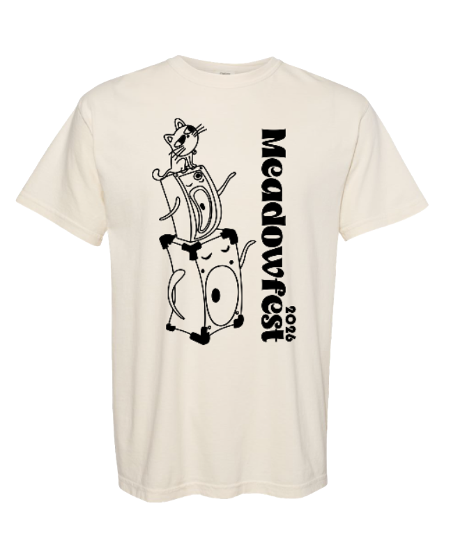 Official MeadowFest 2026 Cream Cat