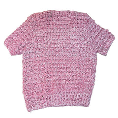 Vintage Pink Handknit Top