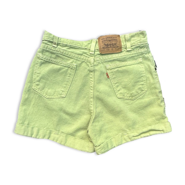 Vintage 70s Levi’s Lime Denim Shorts