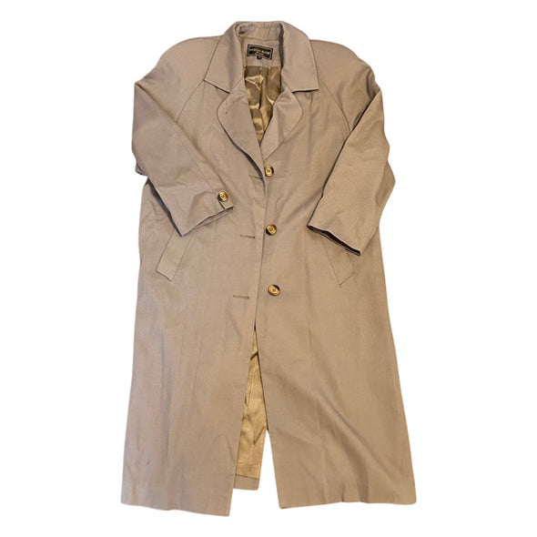 Vintage Greige Trench (XL)