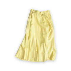 Vintage 60s Italian Yellow Tulip Skirt