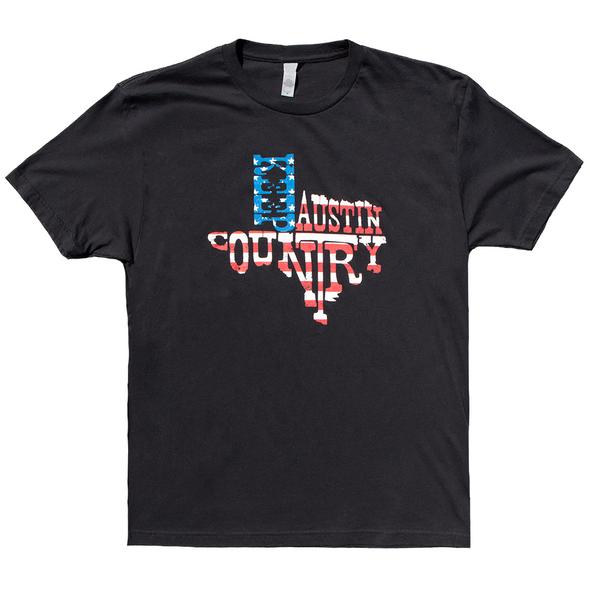 Keep Austin Country Camo Tee - Light Collar