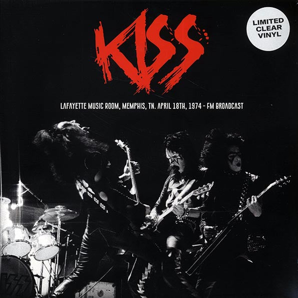 KISS Lafayette Music Room, Memphis, TN, April 18th 1974 (Limited Edition, Clear Vinyl) [Import] - (M) (ONLINE ONLY!!)